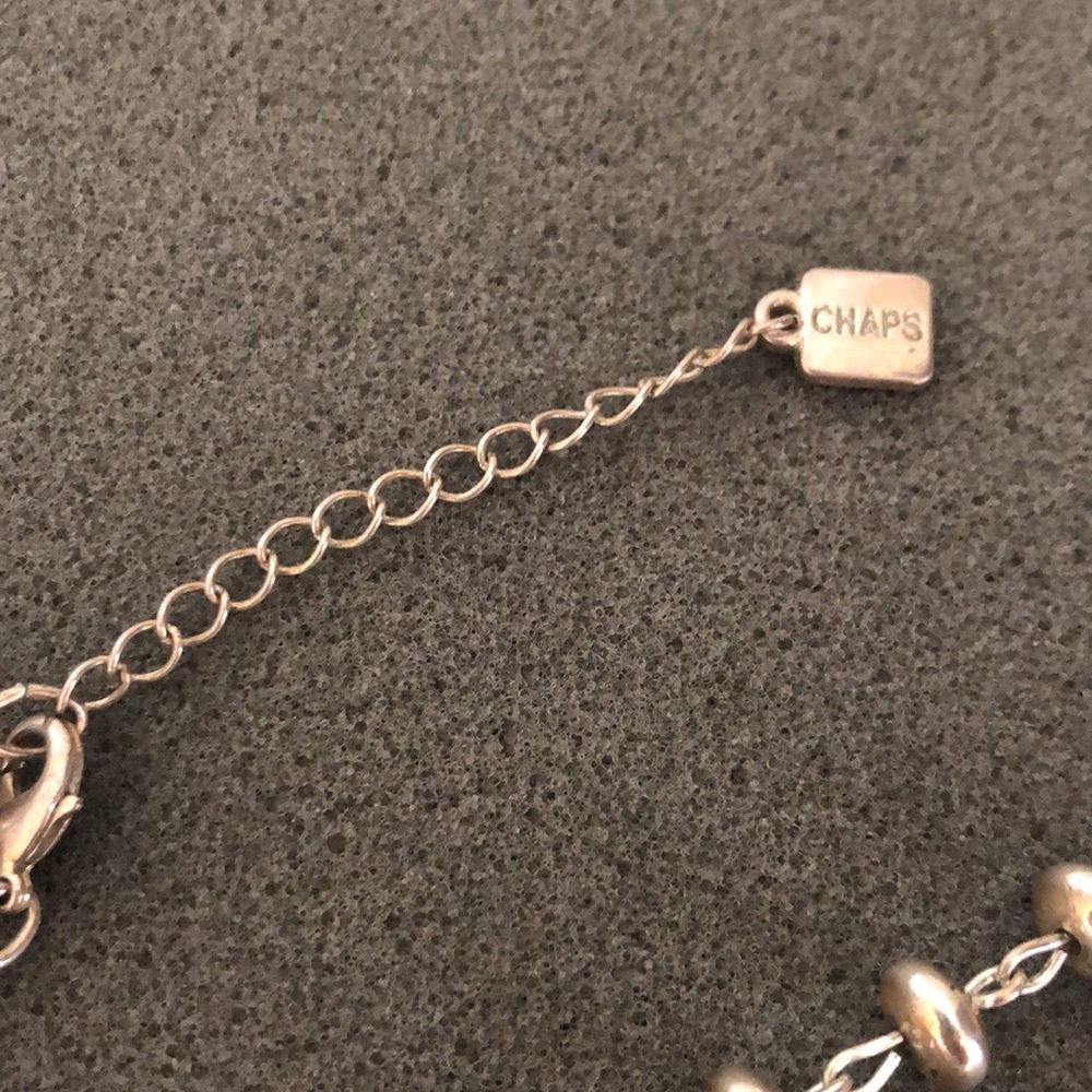 2 Matching Silver Necklaces by Chaps - Picture 5 of 14